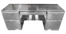 [DISCONTINUED] Pit Products Diamond Plated "Ultra" Office Desk