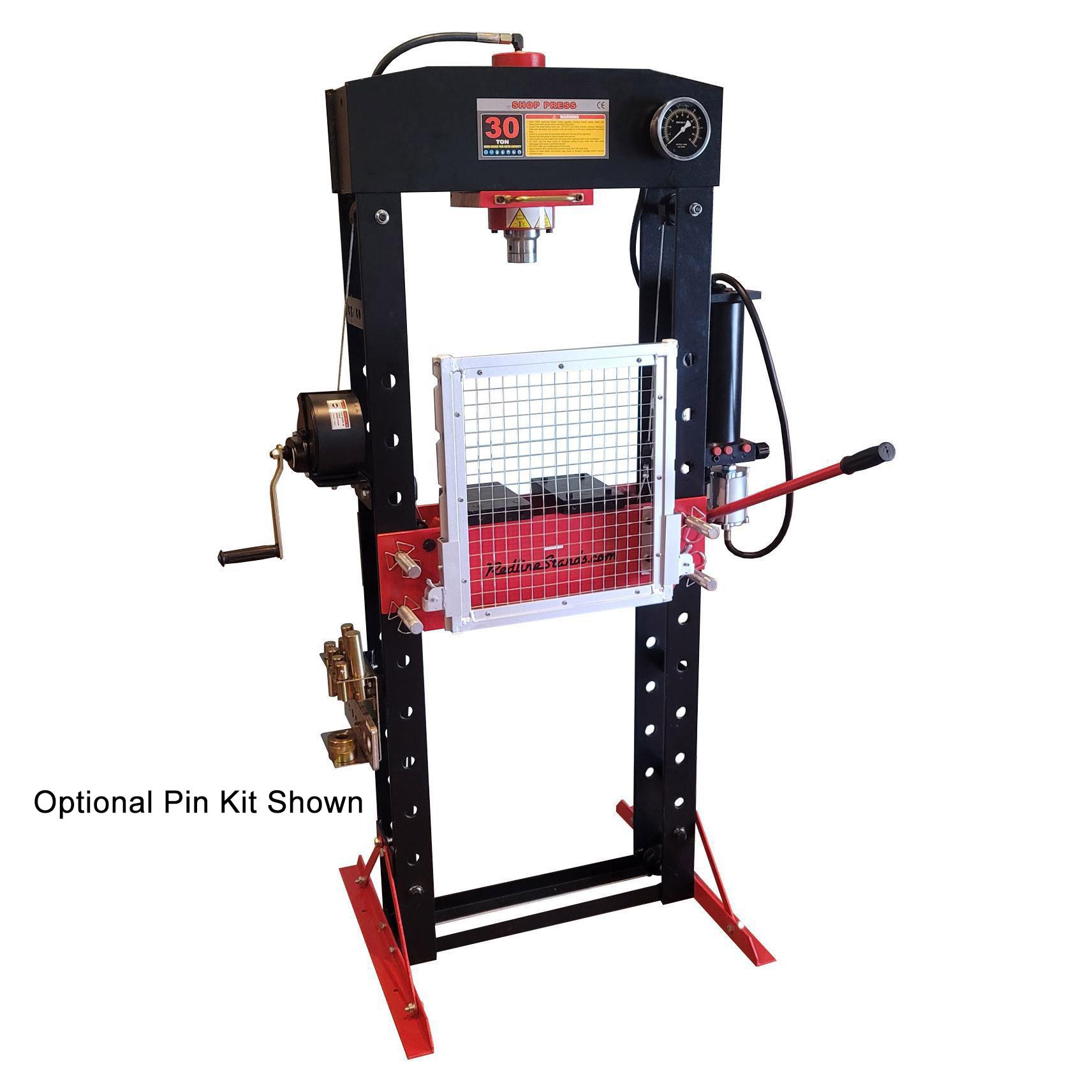30 Ton Hydraulic Press Air Hydraulic Press |Redline Stands