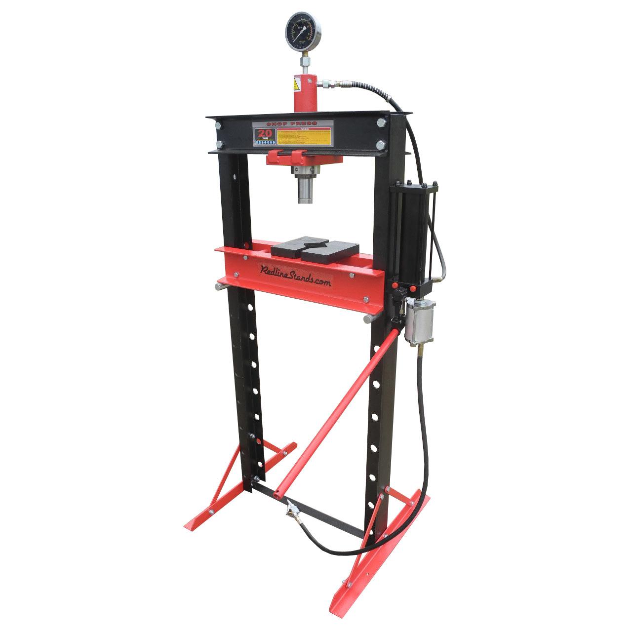 Redline 20 Ton Air Hydraulic Shop Press