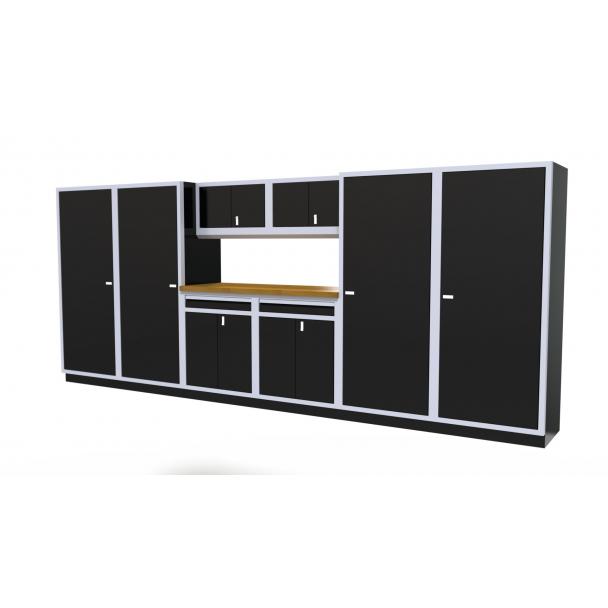 [DISCONTINUED] Moduline 16' Pro-II Base Wall Cabinet Combo 28